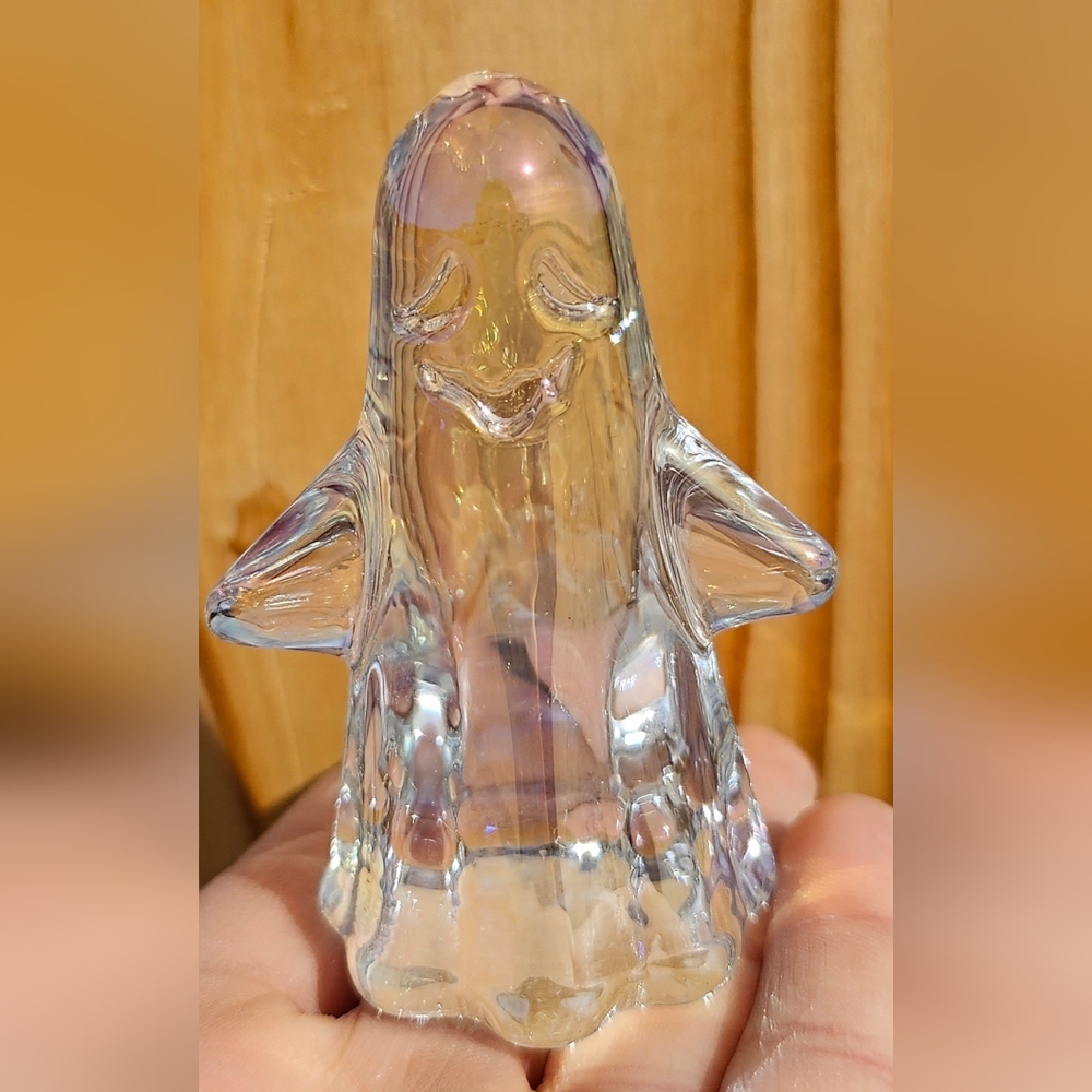 New ghost figure, crystal glass.